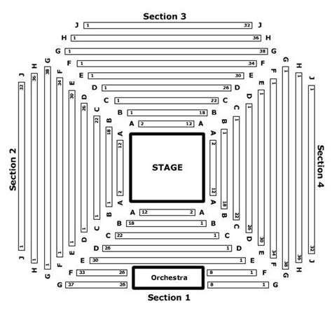 Marriot Seating Chart - Theatre In Chicago