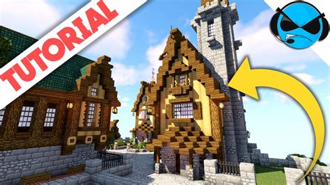 Minecraft: How to Build a Medieval Tower House Tutorial - YouTube