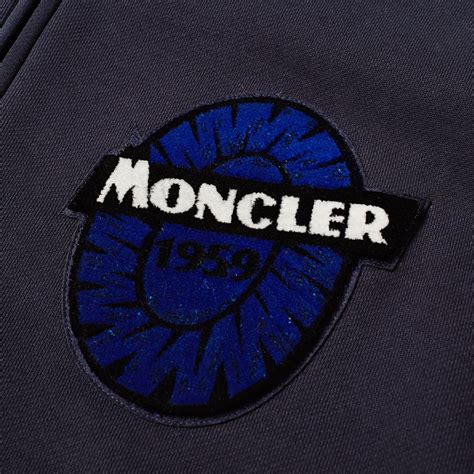 Moncler Half Zip Patch Logo Sweat Navy | END. (US)