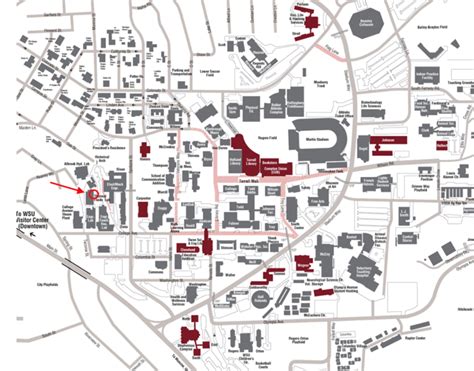 WSU Campus Parking Map