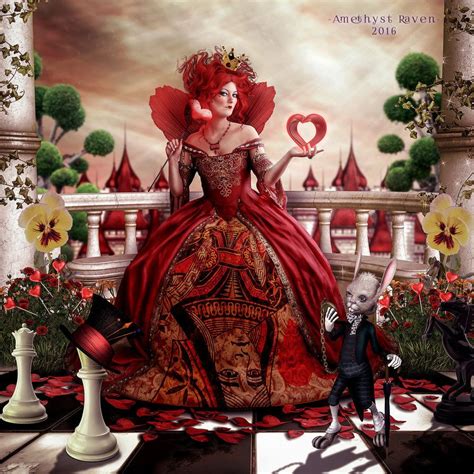 Queen of Hearts by AmethystRaven-Art on DeviantArt | Queen of hearts ...