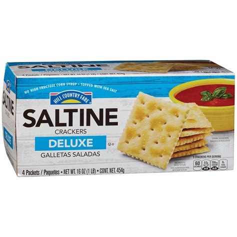 Hill Country Fare Deluxe Saltine Crackers - Shop Crackers & breadsticks ...