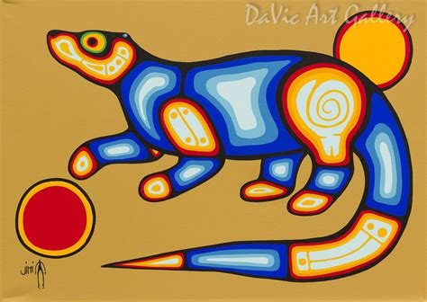 "Otter" by Jim Oskineegish - Anishinaabe | Native Canadian Arts