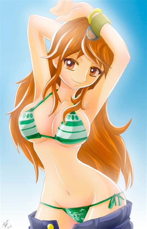 nami hot day by mauroz on DeviantArt