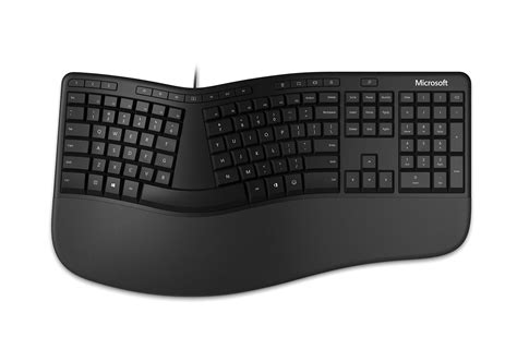 Buy Microsoft Ergonomic Keyboard - Black. Wired, Comfortable, Ergonomic ...