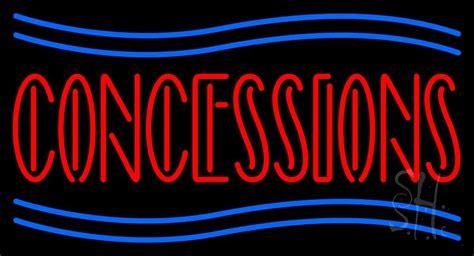 Red Concessions LED Neon Sign - Concession Neon Signs - Everything Neon