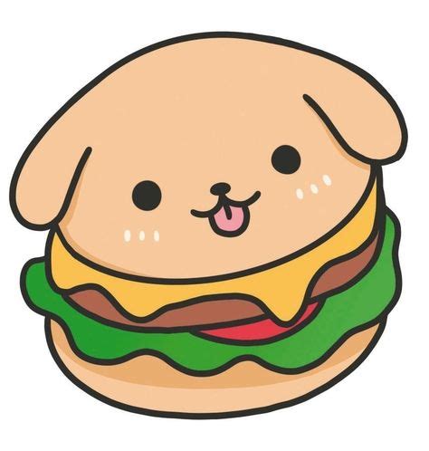 How To Draw Really Cute Hamburgers | Fox artwork, Drawings, Cute drawings