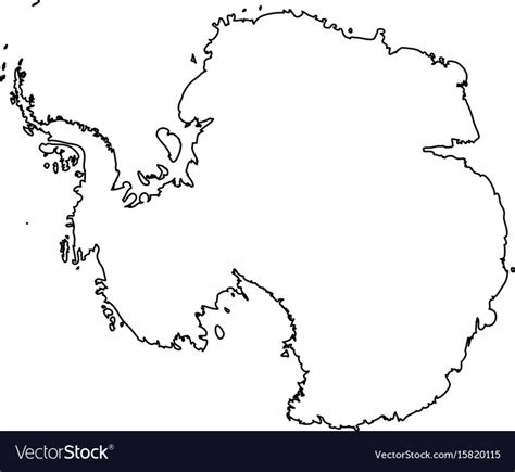 Printable Outline Map Of Antarctica - Printable Word Searches