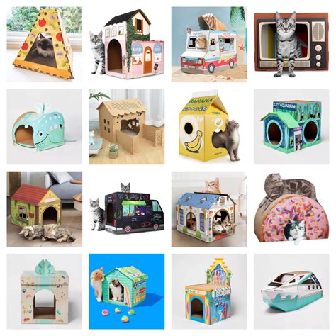 Fun And Cool Cardboard Cat Houses Your Kitty Will Love! – Meow As Fluff