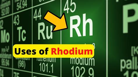 Rhodium | What is Rhodium | Uses of Rhodium - YouTube