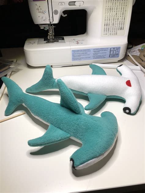 Plushy Hammerhead Shark | Sewing stuffed animals, Shark sewing pattern ...