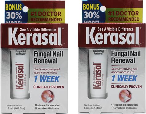 Kerasal - Kerasal Nail Fungal Nail Renewal Treatment, 2 Pack, 10 mL / 0 ...