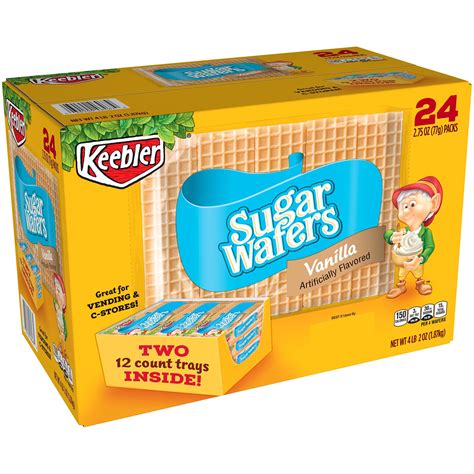 Keebler Sugar Wafers Cookies Vanilla 66oz - Walmart.com - Walmart.com