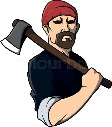 Lumberjack design vector illustration | Stock vector | Colourbox