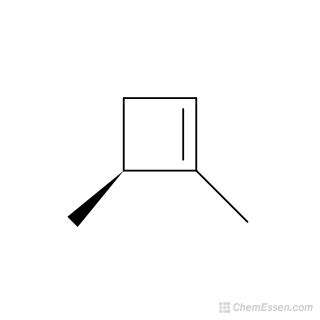 1,4-Dimethyl-1-cyclobutene Structure - C6H10 - Over 100 million ...