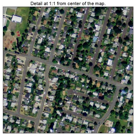 Aerial Photography Map of Aumsville, OR Oregon