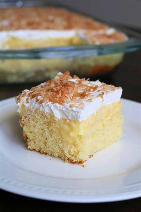 Easy Hawaiian Pineapple Coconut Poke Cake - Kindly Unspoken | Recipe ...