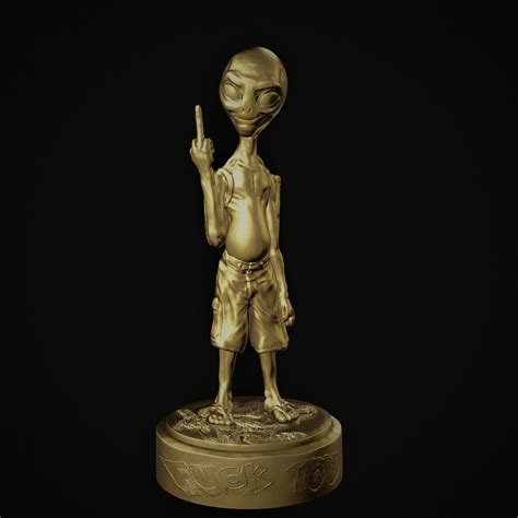 Paul The Alien 3D model 3D printable | CGTrader