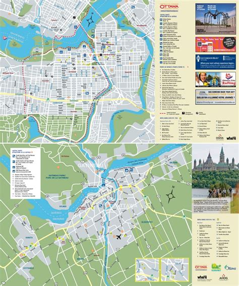 Ottawa tourist attractions map