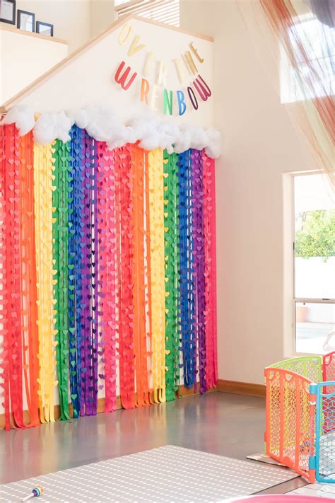 Eco Friendly Rainbow Themed First Birthday Party — Sustainable Rainbow