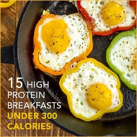 15 High Protein Low Calorie Breakfasts - Get Healthy U