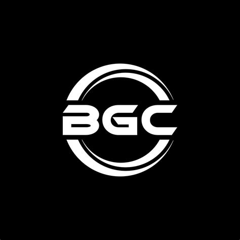 BGC letter logo design in illustration. Vector logo, calligraphy ...