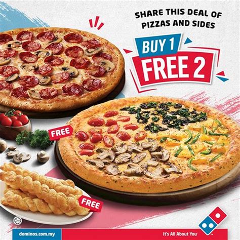 15 Jul 2020 Onward: Domino's Pizza BUY 1 Free 2 Deal - EverydayOnSales.com