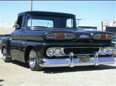 My dads 60 chevy stepside pickup | Custom chevy trucks, Classic chevy ...