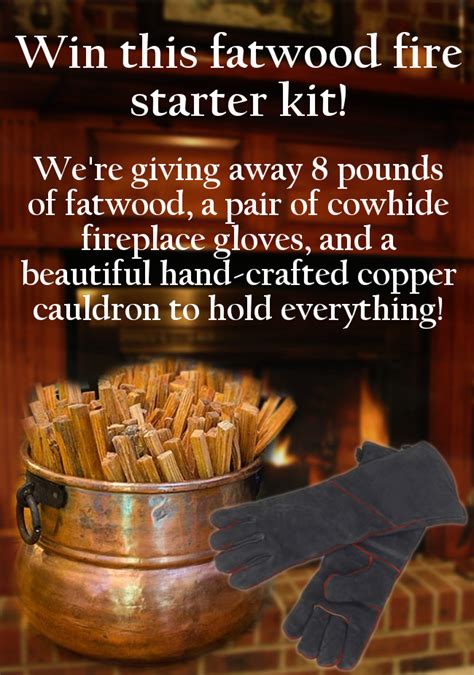 Fatwood Fire Starter Kit Giveaway! - The Blog at FireplaceMall