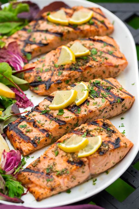 Grilled Lemon Garlic Salmon Recipe - Cooking Classy