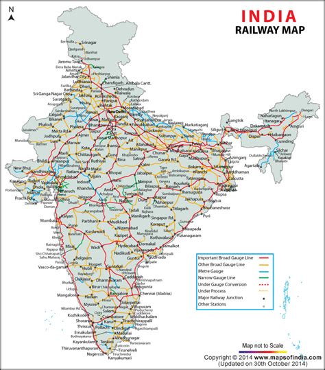 Railway Line In India Map - United States Map