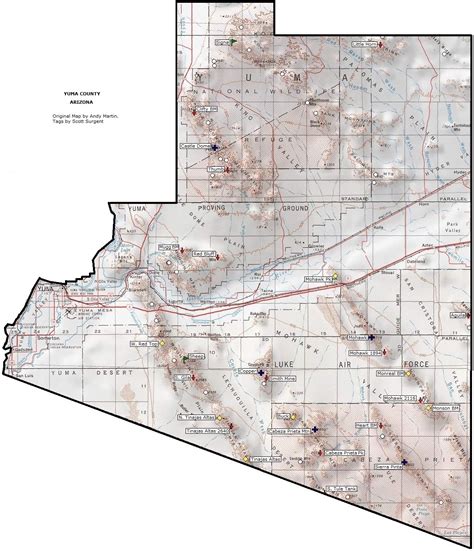 Yuma County Arizona Map