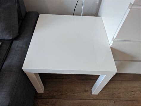 Side Table/Coffee Table - White, IKEA - LACK (Excellent Condition, 2 ...