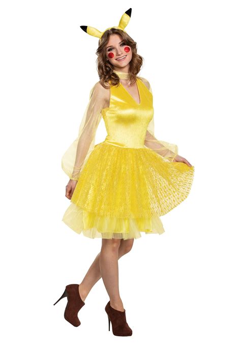 Nintendo Pokemon Womens Pikachu Deluxe Costume