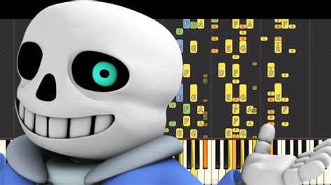 Undertale Sans Piano Sheet Music