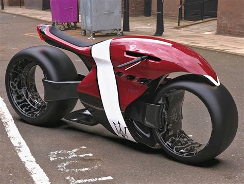 What an All-Electric Maserati Motorcycle Could Look Like - The Flighter