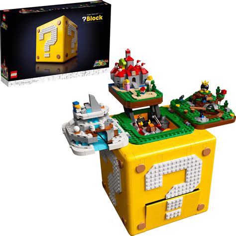 Amazon.com: LEGO Super Mario 64 Question Mark Block 71395 Building Kit ...