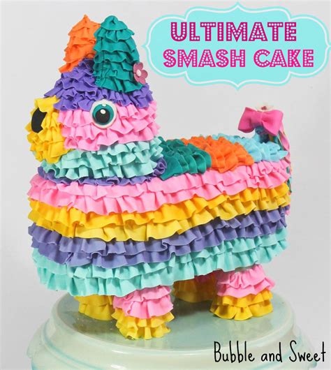 Bubble and Sweet: Pinata Smash Cake DIY tutorial