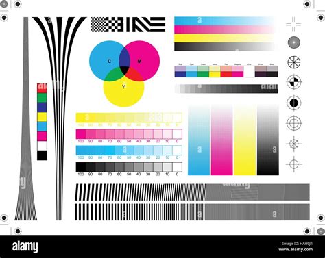 Calibration printing marks Stock Vector Image & Art - Alamy