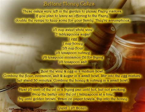 Tasty Beltane Recipes