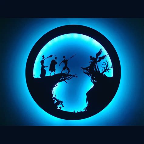 'Tale of the Three Brothers' Metal Silhouette Wall Art | Find a Gift For