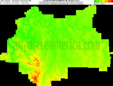 Free Lewis County, Tennessee Topo Maps & Elevations