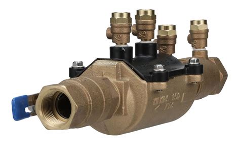 ZURN Backflow Preventer, Bronze, Wilkins 350 Series, MNPT Connection ...