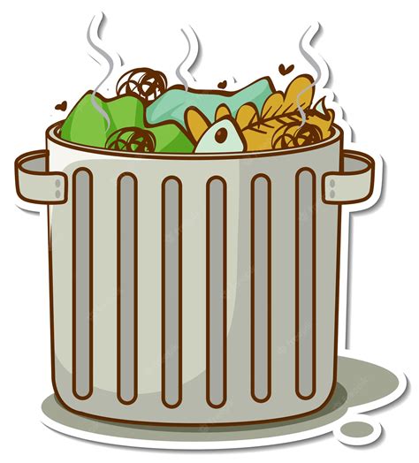 Trash Bin Clipart Garbage Can Clip Art Waste Bins Cliparts - Clipart ...