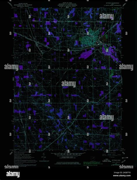 Map of rittman ohio hi-res stock photography and images - Alamy