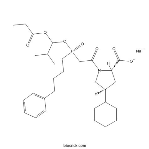 Fosinopril sodium | CAS:88889-14-9 | ACE inhibitor | High Purity ...