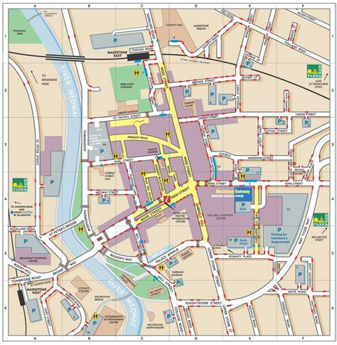 Disabled Accessible Places in Maidstone Kent Map - Maidstone Kent • mappery