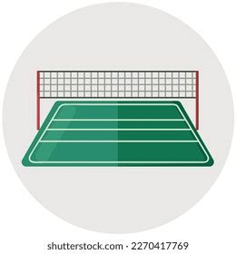 Volleyball Court Icon Clipart Isolated Vector Stock Vector (Royalty ...