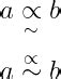 How to write a proportional to symbol( ∝) in LaTeX?