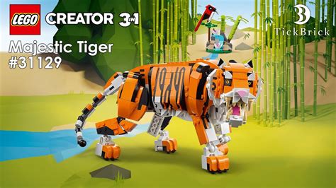 Lego CREATOR - Majestic Tiger 31129 Part 1 (Tiger) Speed Build - YouTube